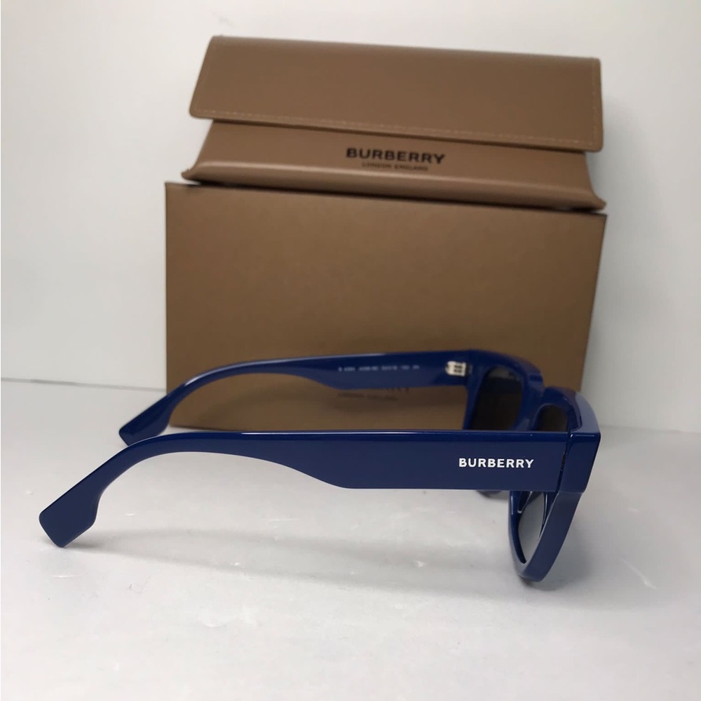 Authentic Burberry Dark Blue Square Men's Sunglasses BE4394 405880 54 - Picture 8 of 15